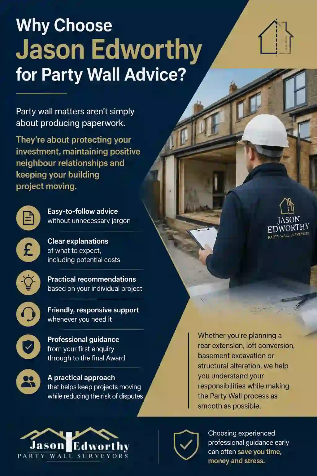 Why Choose Jason Edworthy for Party Wall Advice Maidstone?